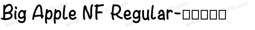 Big Apple NF Regular字体转换